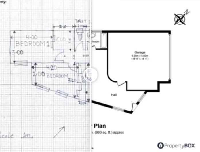 Professional property floor plan