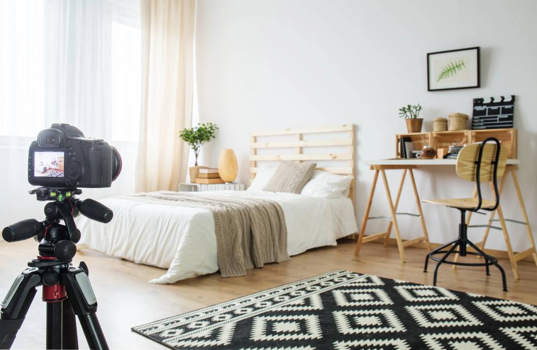 Tripod For Property Photography bedroom interior